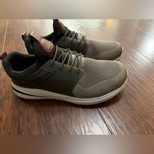 Skechers Men's Olive and Black Athletic Shoes